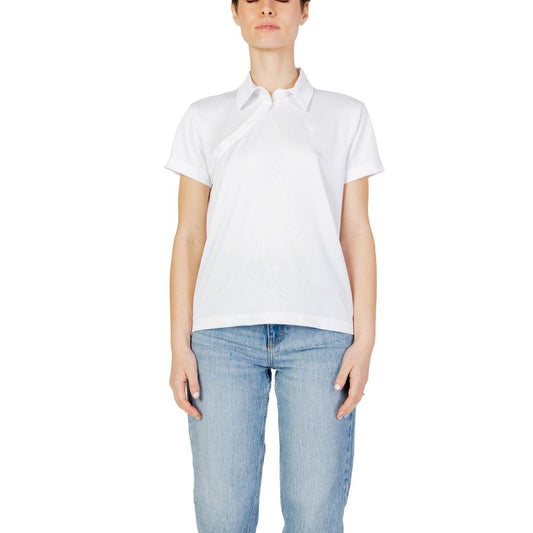 White Polyester Tops & T-Shirt