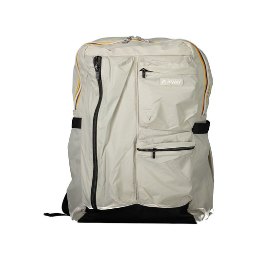 Gray Polyamide Backpack