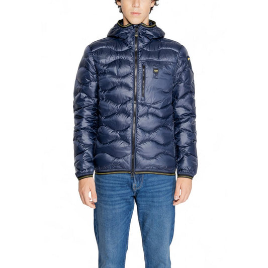 Blue Polyamide Jacket