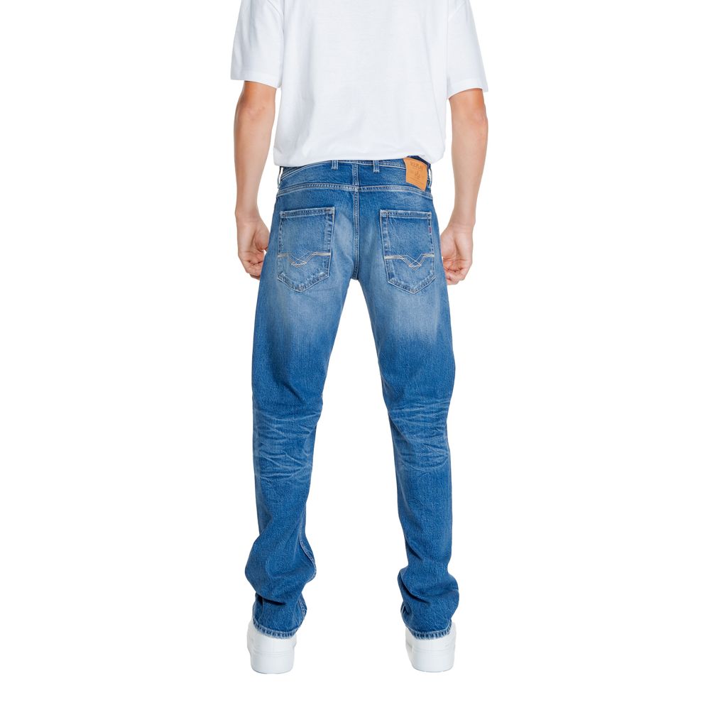 Blue Cotton Jeans & Pant