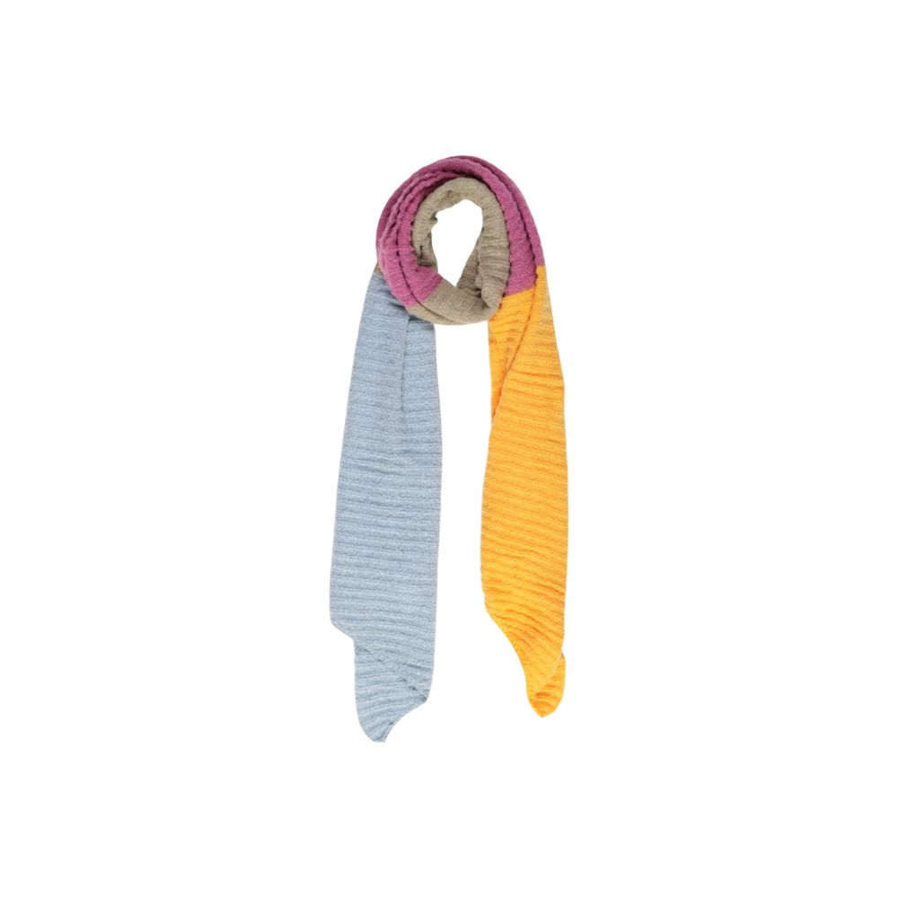 Yellow Recycled Polyester Scarf