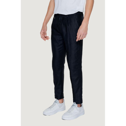 Black Linen Jeans & Pant