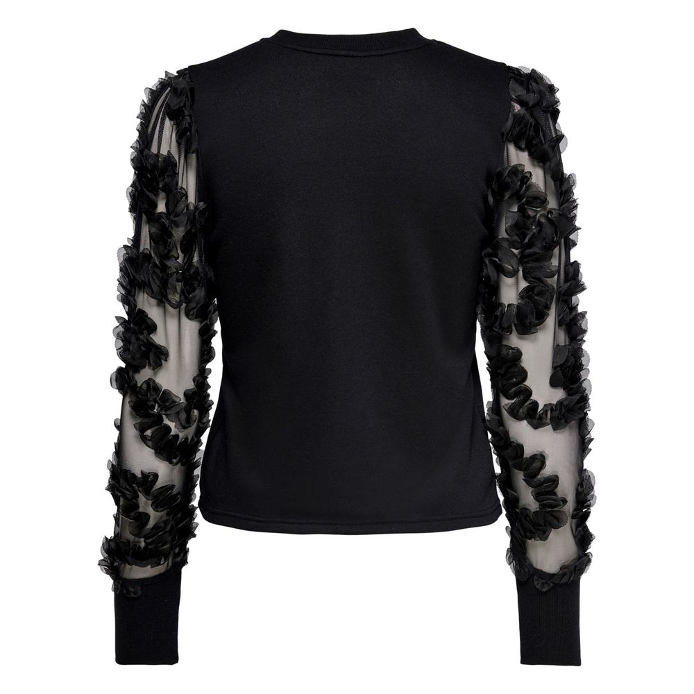 Black Cotton Sweater