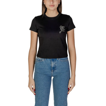 Black Cotton Tops & T-Shirt