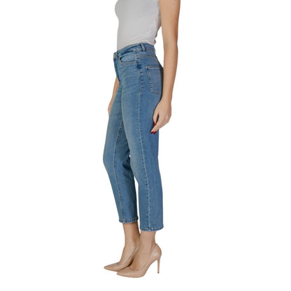 Light Blue Cotton Jeans & Pant