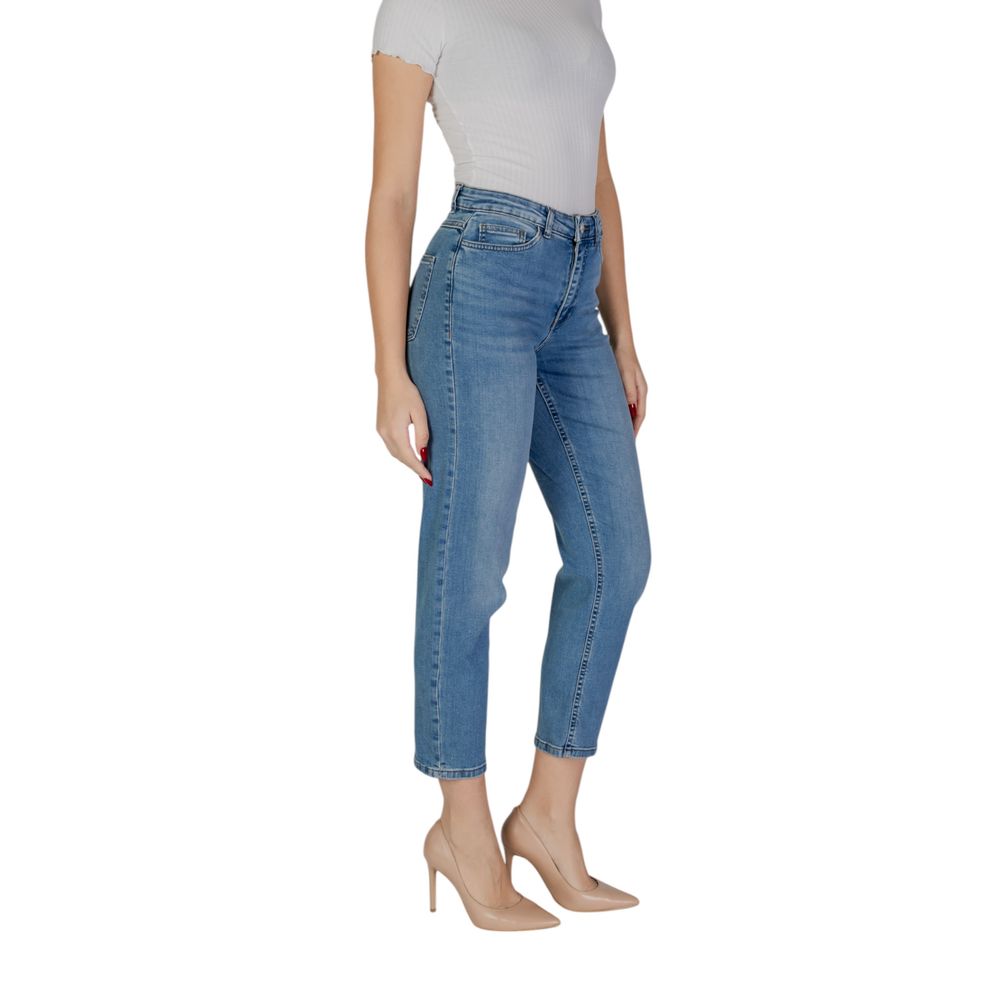 Light Blue Cotton Jeans & Pant