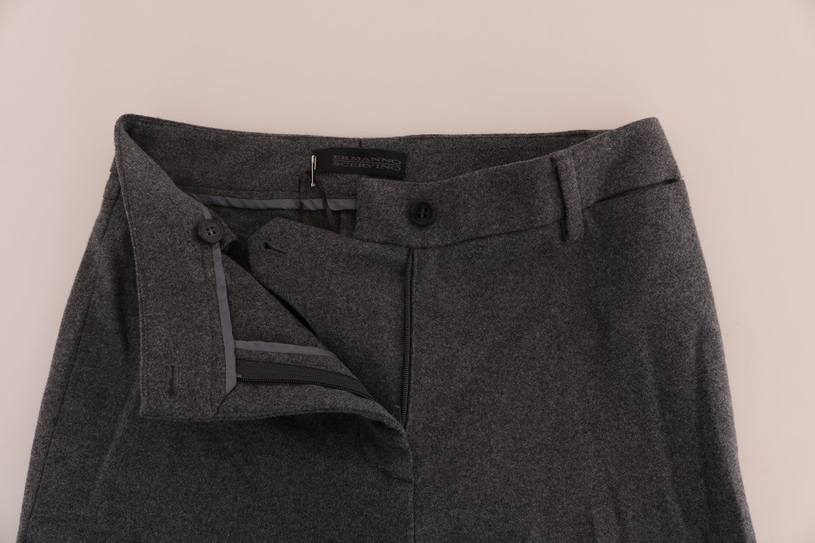 Chic Gray Formal Pants - Elegance Refined