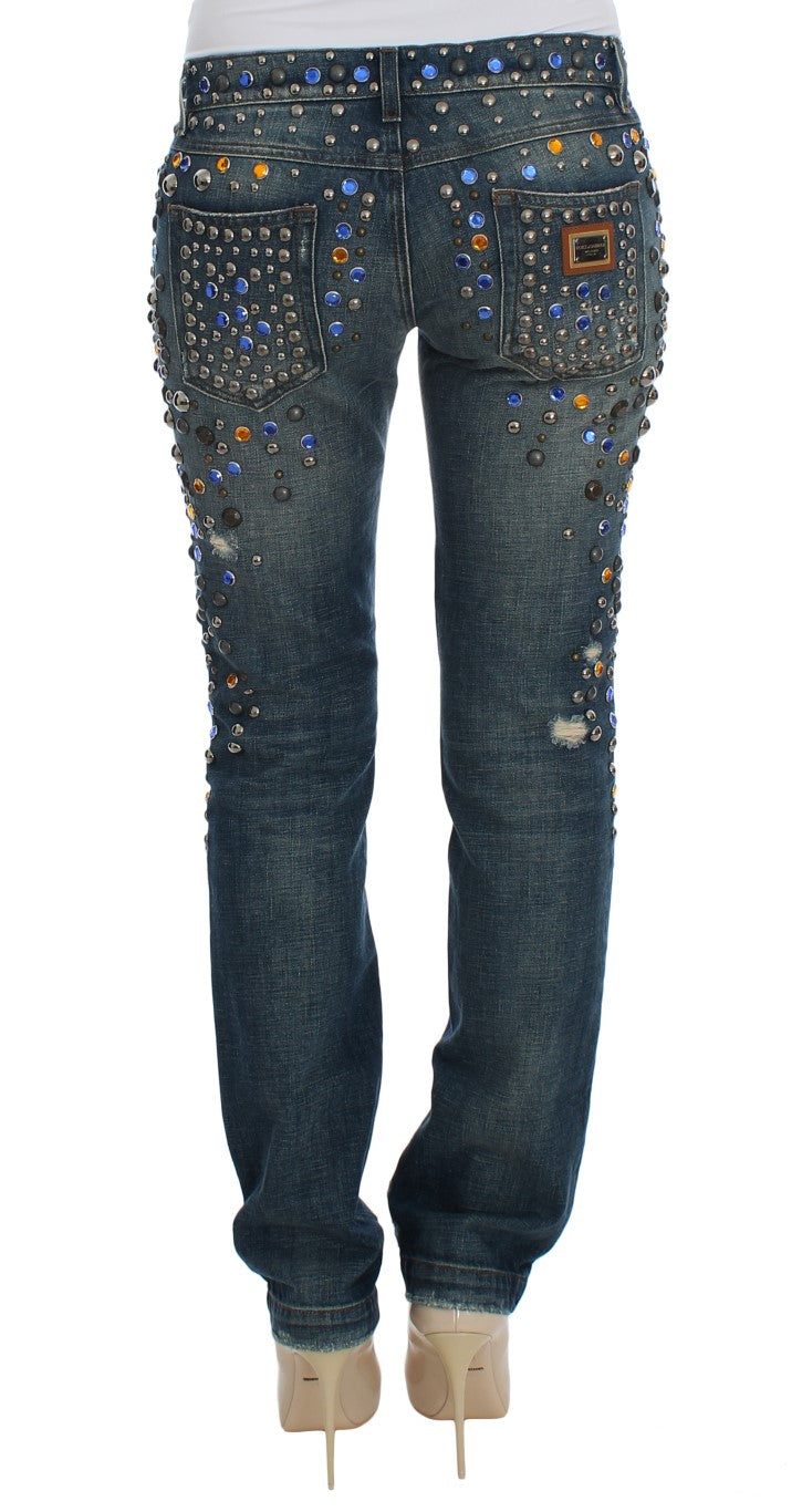 Enchanted Sicily Crystal Embellished Jeans