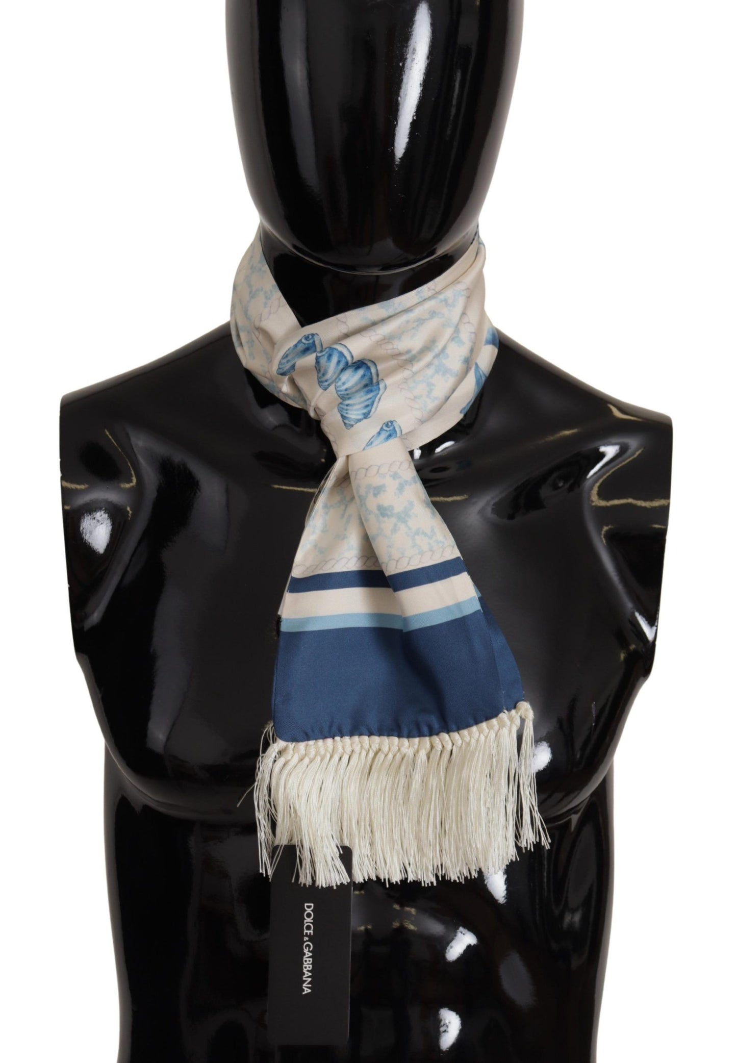 Elegant Multicolor Silk Men's Scarf