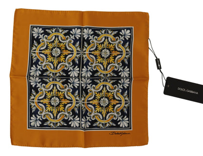 Elegant Silk Square Men's Scarf