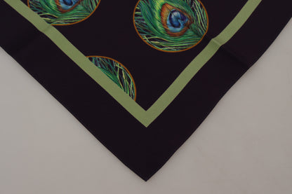 Elegant Silk Square Scarf Wrap