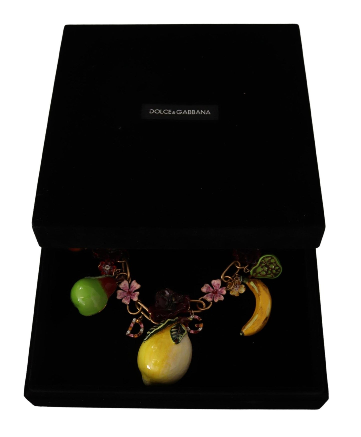 Chic Gold Statement Sicily Fruit Necklace