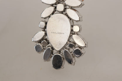 Elegant Large Baroque Crystal Brooch