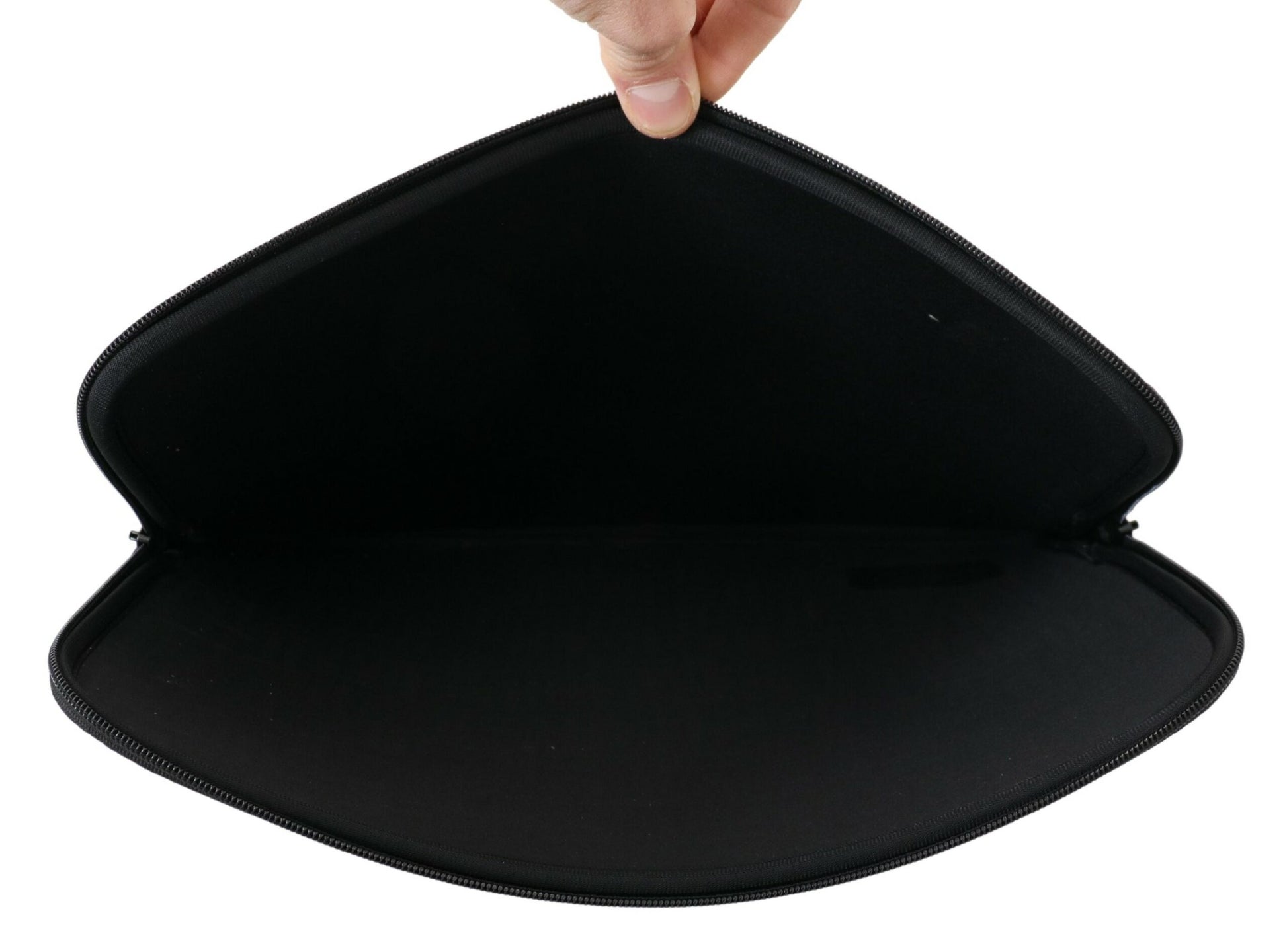 Sleek Black Neoprene Laptop Sleeve