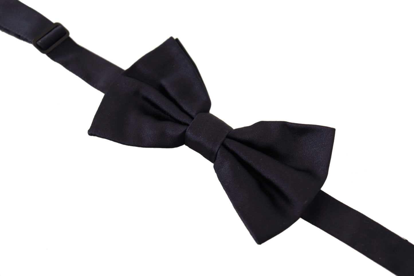 Elegant Blue Silk Bow Tie