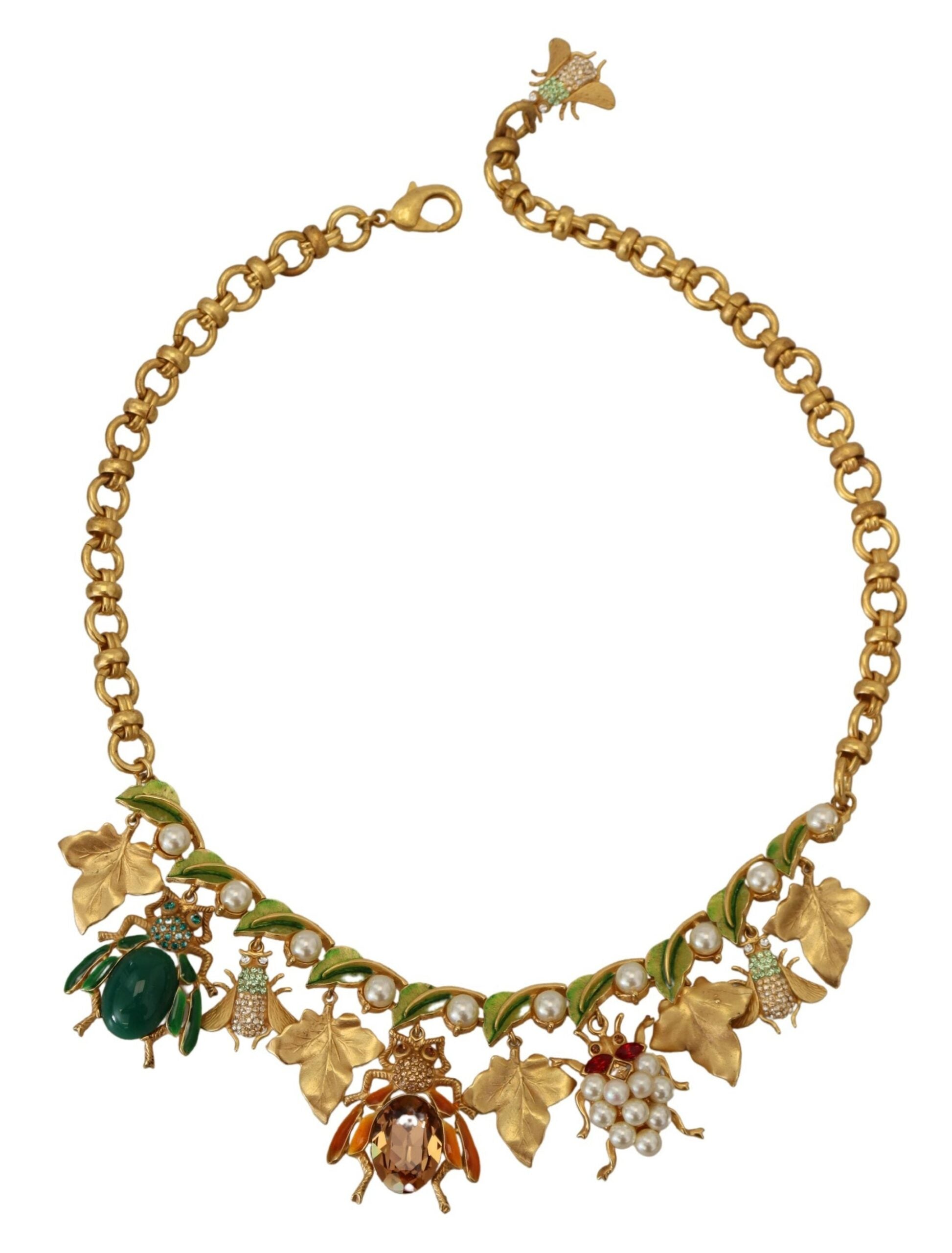 Elegant Multicolor Crystal Statement Necklace