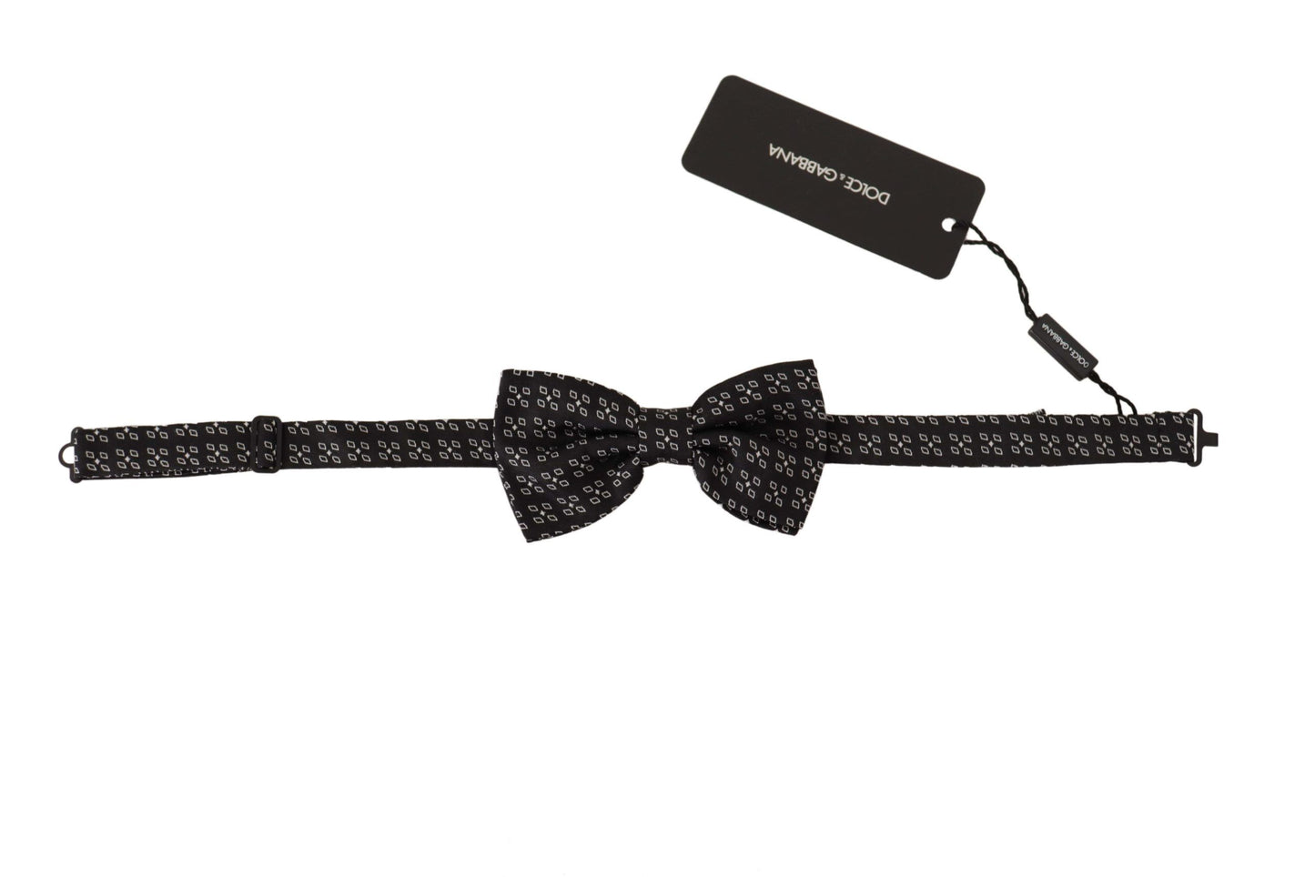 Elegant Polka Dot Silk Bow Tie