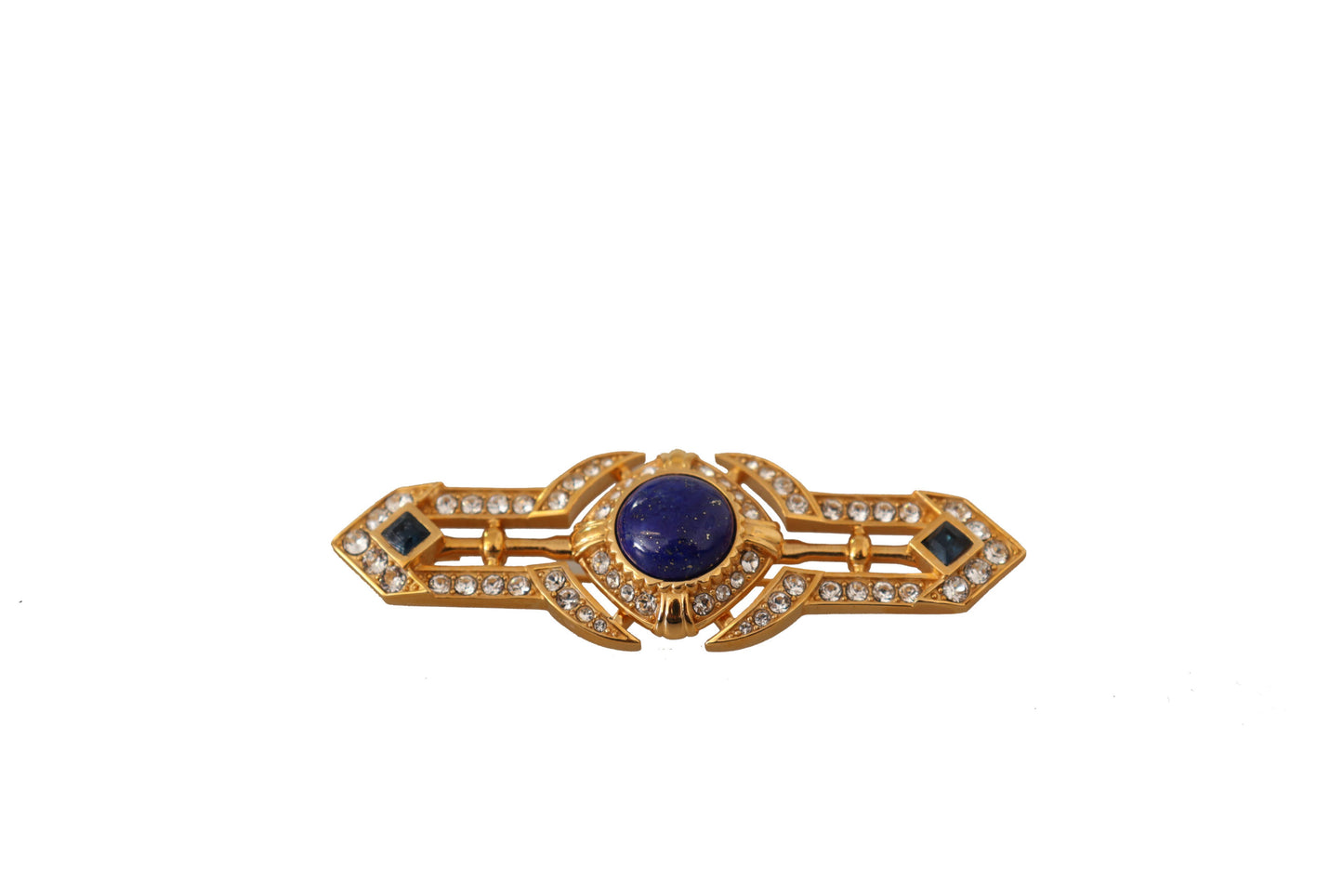 Elegant Gold Plated Brass Brooch