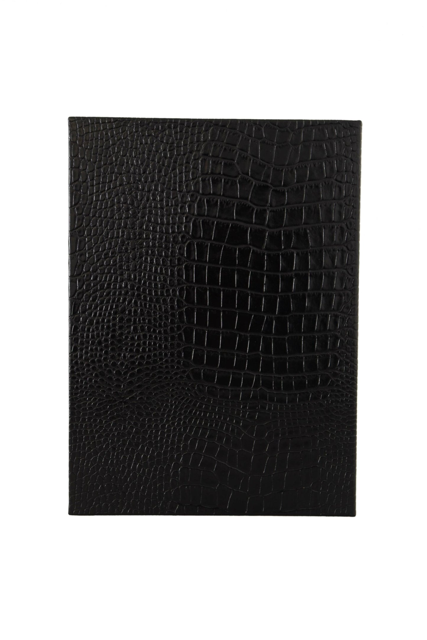 Elegant Black Leather Catalogue Case