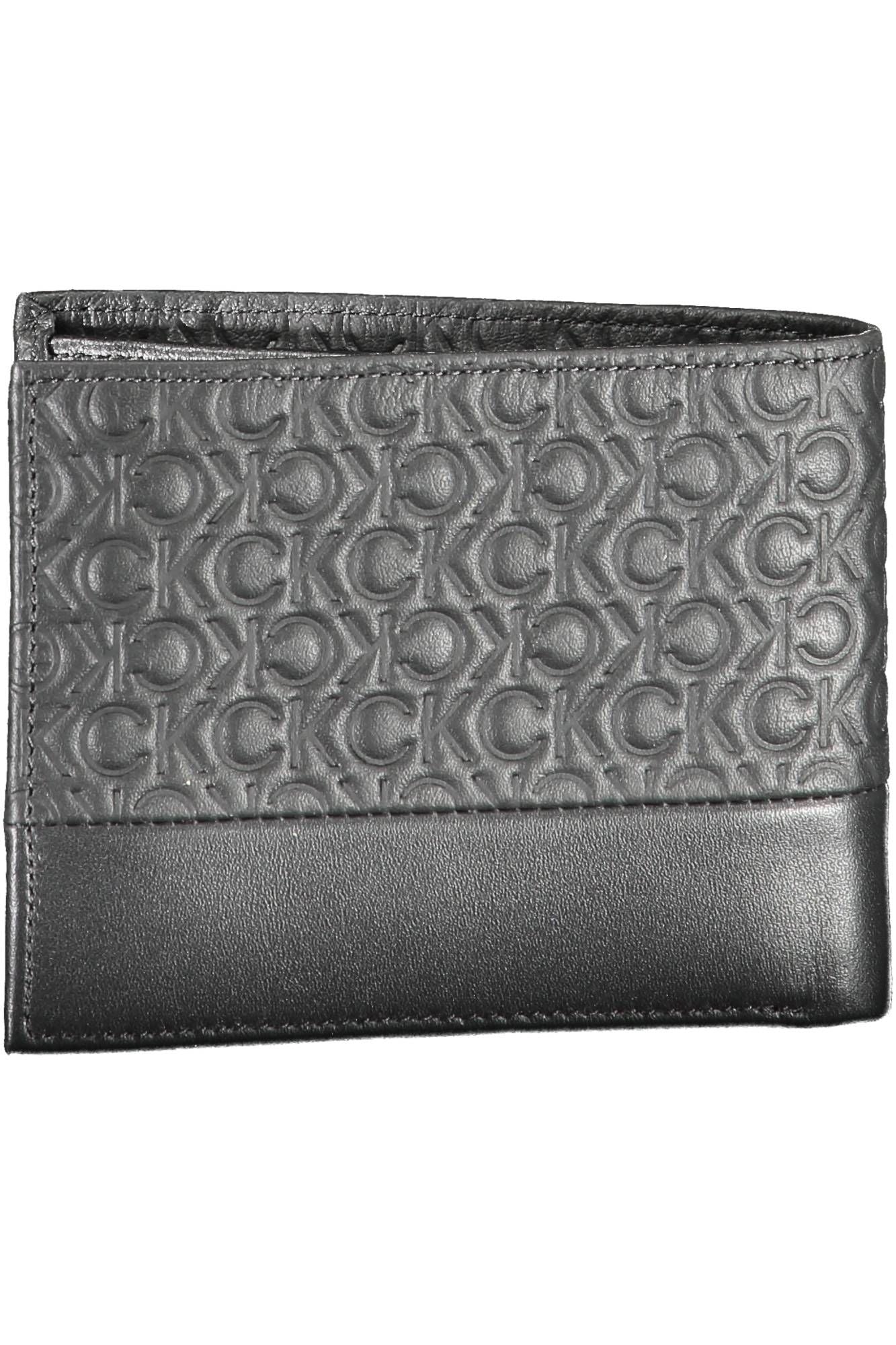 Elegant Black Leather Wallet with RFID Block