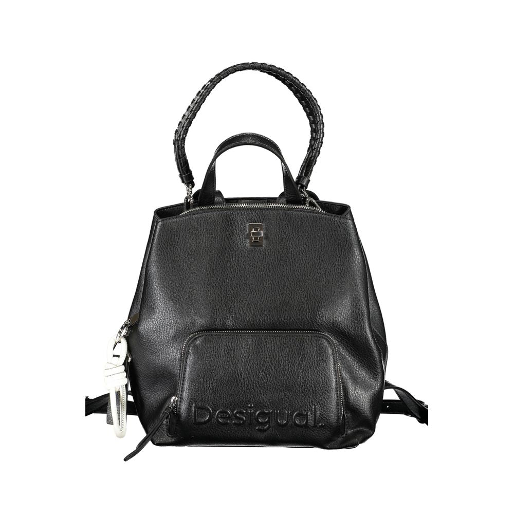 Black Polyethylene Backpack