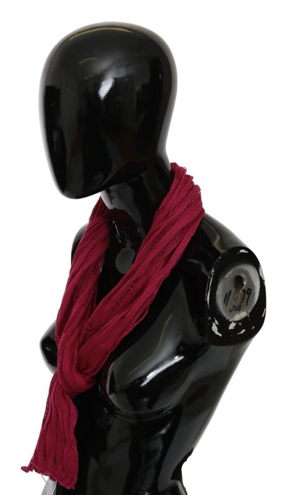 Bordeaux Elegance Foulard Shawl Scarf