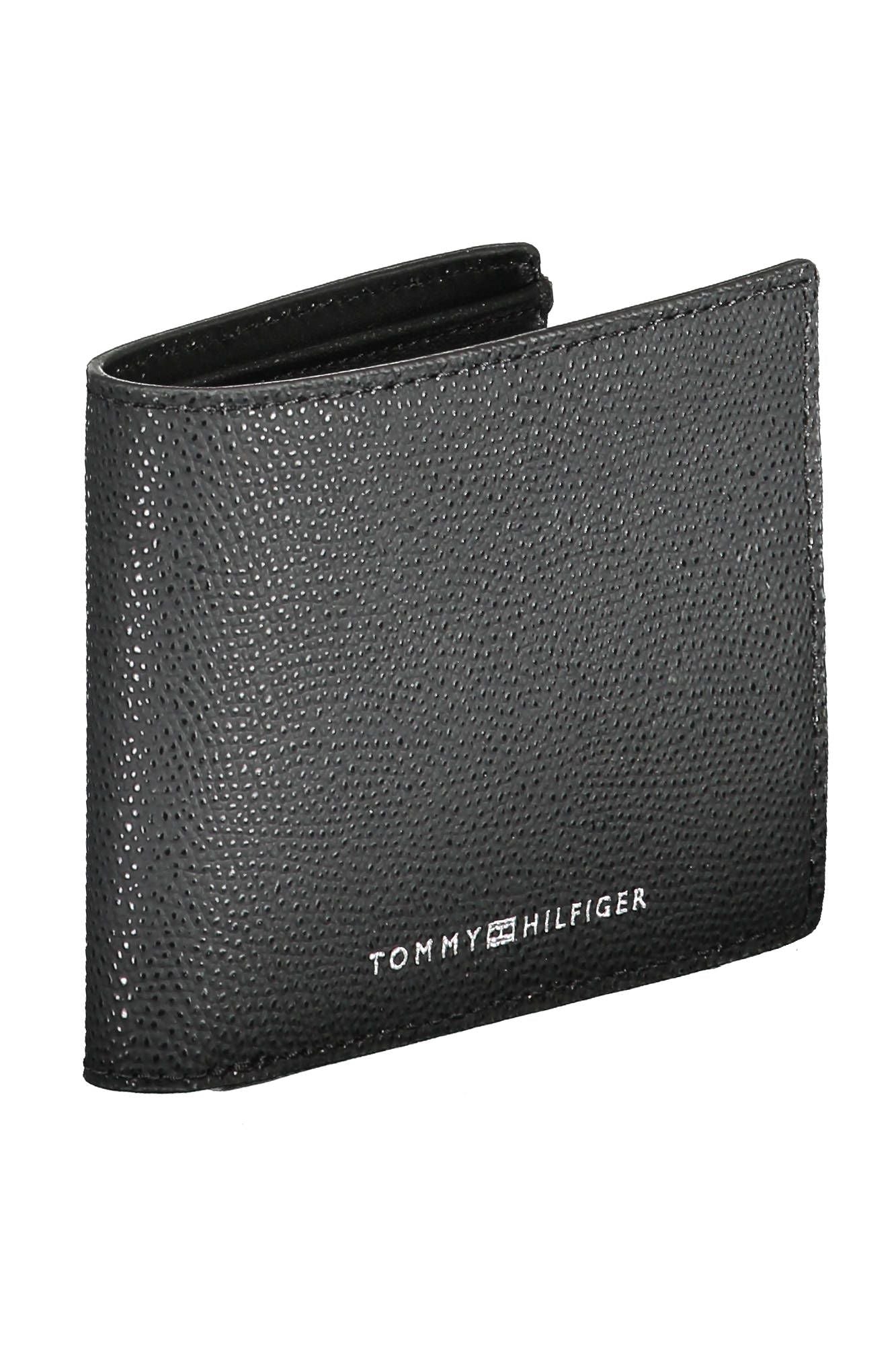 Elegant Black Leather Bifold Wallet